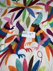 Vtg Otomi Tenango Mexican Hand Embroidered 73    Runner Farm   Exotic Animals Read