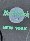 Hard Rock Cafe New York 1980s Vintage Sweatshirt Black Size Large Retro Fade