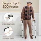 Wayes Toilet Safety Rails Adjustable Toilet Safety Frame For Elderly Max 300 Lbs