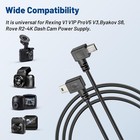 Gps Dash Cam Car Charger Mini Usb Power Cable 13ft For Pruveeo D30 D40 D90 C2