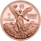    2026 Liberia Libertad 45th Anniversary Proof 5 Oz Copper Coin - Limited Edition