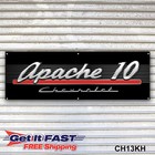 Chevrolet Apache 10 Banner Sign Wall Art 60 s