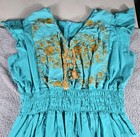Mexican Embroidered Palazzo Jumpsuit Handmade 3x