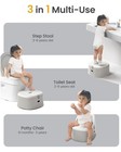 3-in-1 Toddler Potty Training Toilet For Boys And Girls Multi-use Baby Potty    