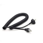 8 Pin To 8 Pin Replacement Microphone Cable Coiled Cord For Kenwood Mobile Kmc32