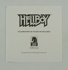 Hellboy 20th Anniversary Window Decal - 20 Years Of Hellboy - Abandon Hope   