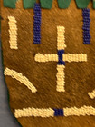 Old Sioux   Plains  Beaded Bag  Beaded Both Sides With Rare Green Trade Cloth