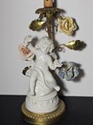 Antique 1800s French Cherub Lamp For Refurbish