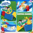 Water Table For Toddlers - Kids Water Track Playset 50pcs Diy Table Beach Toy   