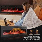 40 50 60  Electric Fireplace Recessed Insert Or Wall Mounted Freestanding Heater