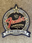 Fender Stratocaster Promotional Metal Sign