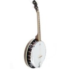 Banjo With Brown Case  4 String 17 Fret Tenor  Koda Fbj2417