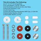 67-209-911-ss Mounting Kit For Residential Pool Diving Board Mounting Kit  White