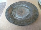 A Large Antique  c 1719  Safavid   Ottoman Empire Ornate Tinned Copper Platter