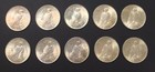 Lot Of 10 Unc bu 1922 Choice Silver Peace Dollars 1 2 Roll 