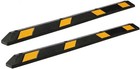 72  Rubber Parking Curb  Heavy Duty 6ft Garage Floor Wheel Stopper With High Vis