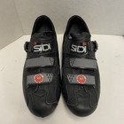 Sidi Genius 5 Pro Men Size 43 Road Cycling Shoes Black Spin 3-bolt Us 9 5
