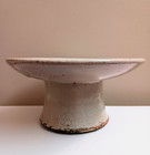 19th Century Korean Pottery Stem Dish Josean Dynasty Ritual Ceramic Pedestal 8  