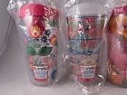 Lot Of 4 Tervis Tumbler Insulated 16 Oz Flowers Aztec Spring Blossom W  Lids New