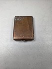 Antique United Cigars Advertising Metal Embossed Tin Hinged Match Safe Holder