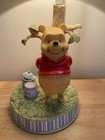 Vintage Disney Winnie The Pooh Lamp With His Honey Pots And Lamp Shade