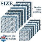 Whaline 24pcs Christmas Pattern Paper Watercolor Winter Scrapbook Specialty P