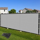 Inf 175gsm Privacy Fence Screen Windscreen Fencing Mesh Shade Cover Garden-gray