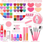 Kids Makeup Kit For Girl  66 Pcs Washable Makeup Set For Little Girls  Cosmet   