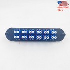 2pcs Fiber Optical Adapter Panel 12 Lc Duplex Sm Compatible Corning Cch-cp24-a9