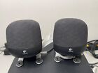 Logitech Z-640 Subwoofer Computer Speakers Lot W  4 Speakers  no Controller 