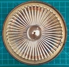 Vintage Large Brass Candle Holder India Exotics Made In India