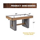 Wood Grain Air Hockey Table W Accessories Plus Electronic Scorer   Sound Effects