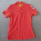 Ferrari Polo Shirt Mens M Red 1 4 Zip Scuderia Racing Team F1 Sponsor Logos