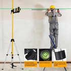 12 Ft  3 7m Professional Laser Level Pole With Tripod And 1 4-inch By 20-inch   