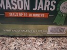 New Ball Mason Jar 24 Oz Pint And A Half Sealed Case Of 9 Glass Discontinued