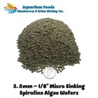 3 5mm -1 8  Micro Spirulina  Algae   Veggie Sinking Wafers  All Tropical Fish