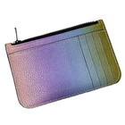 Coach Iridescent Women Ombre Zip Card Case Nwot