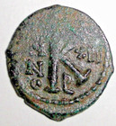 Ancient Byzantine Empire Coin 300-1400 Ad  Bronze Ae