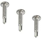  10 Self Drilling Sheet Metal Screws Tek Tap Pan Head Stainless Steel All Sizes