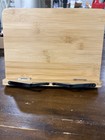 Book Holder Stand Bamboo Portable Adjustable Desk Reading Cookbook Bookstand
