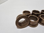 Lot Of 7 Oilite Flange Bearings Bushings 25 X 32 X 20  39 X 3 5  Metric Bronze