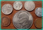 U s  Coin Starter Lot   7 Historic Coins   Includes 90  Silver  Ike Dollar 