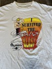 Obsolete Aladdin Hotel Casino Las Vegas I Survived The Dunes Blast T-shirt Xl