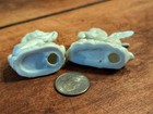 Vintage Bisque Unicorn   Pegasus Figurines Miniature Fantasy Porcelain Lot Of 2