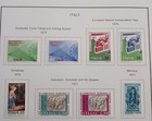 Italy - 1970 - 71 -  Lot Of Stamps On Album Page  - Used   Mh