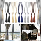 1 2 Pairs Curtain Tassel Tiebacks Durable Window Tie Backs Rope Holdbacks Window
