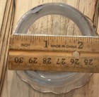 Antique Lavender Glass Light Shade Lamp   Ceiling Fan Sun Burst Pattern  2