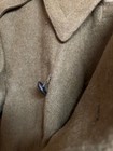Romanian Military Wool Trench Coat  Used  Size Medium 