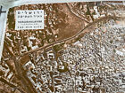 1920s Vintage Aerial Jerusalem Photo Israel Map Printed In 1980 Poster