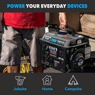 Pulsar G1200sg Portable Gas-powered Generator With Carrying Handle  1200w